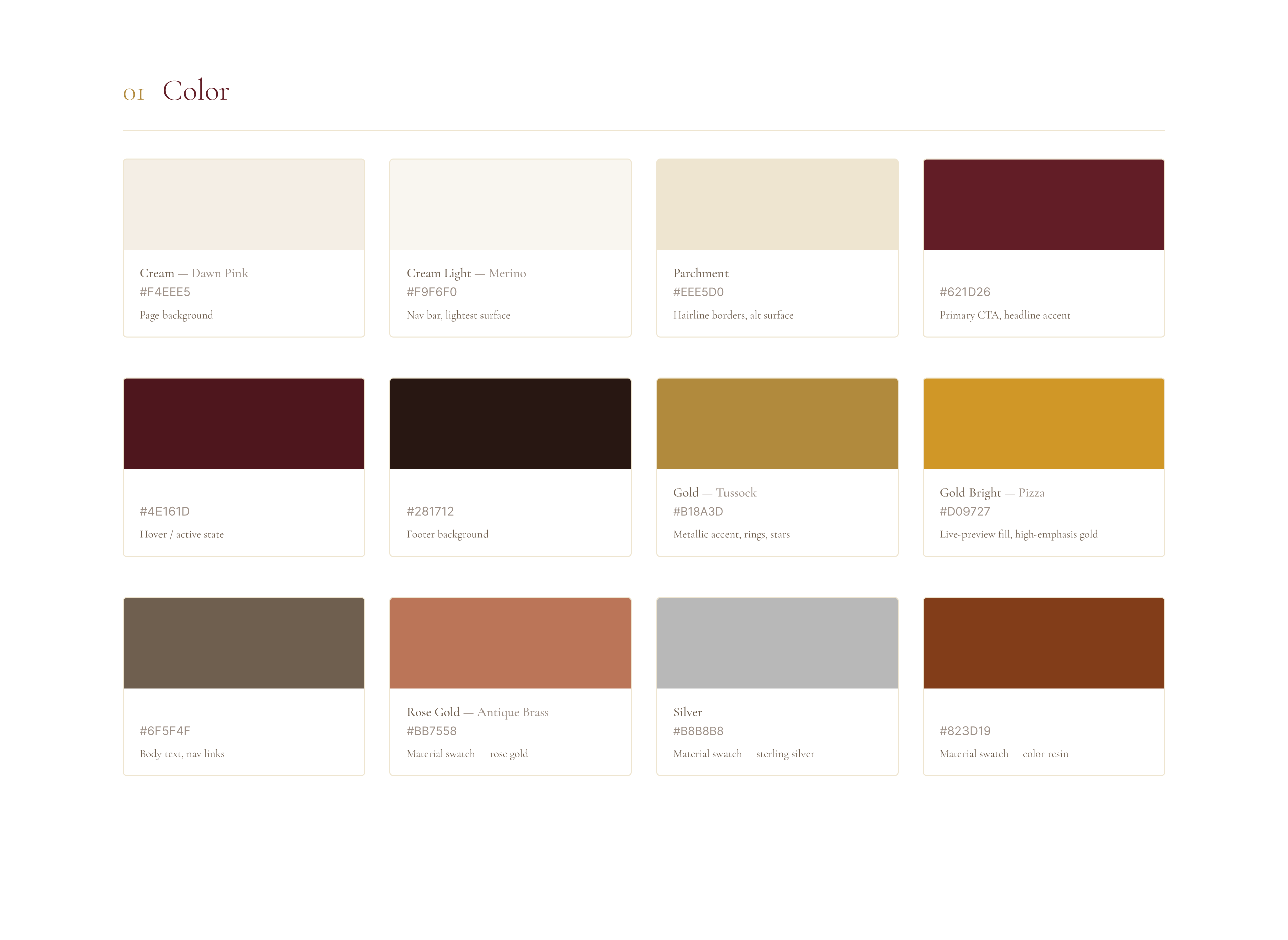 Golaab Companion Design System Style Sheet